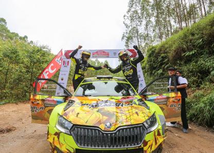 Wagub Musa Rajekshah Raih Podium Teratas KFC Danau Toba Rally 2023